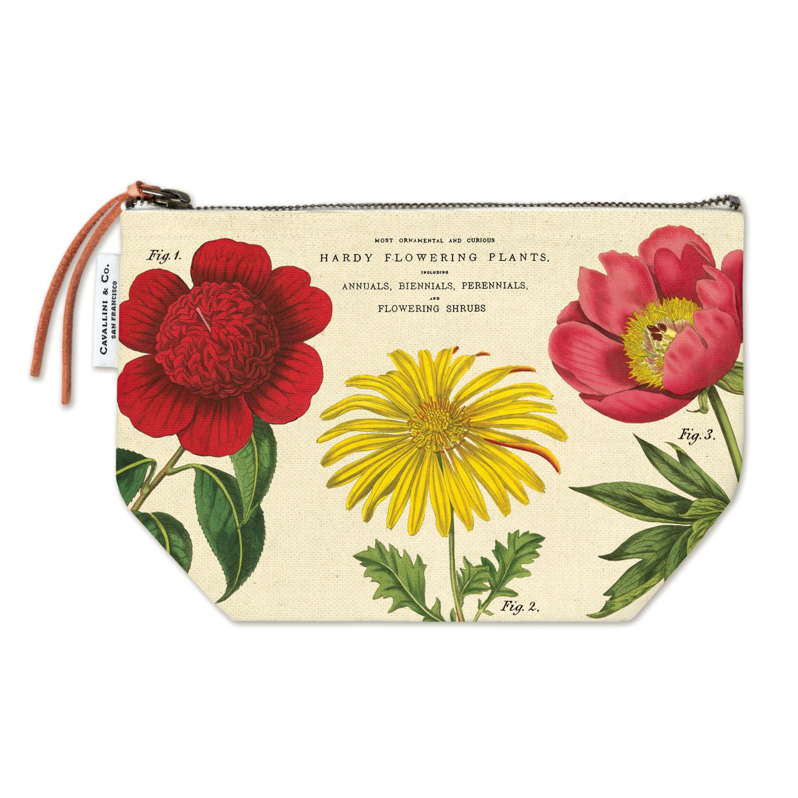Botanica (Hardy Flowers) Pouch