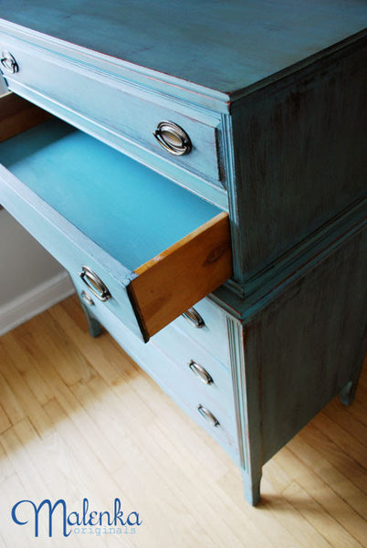 Drawer with 2 coats of Provence.