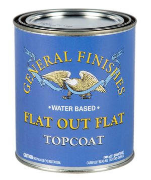 High Performance Water Based Topcoat Flat out Flat