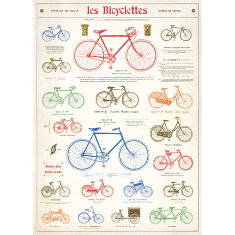 Les Bicyclettes Paper