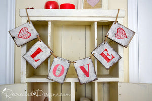 Love and Heart Garland