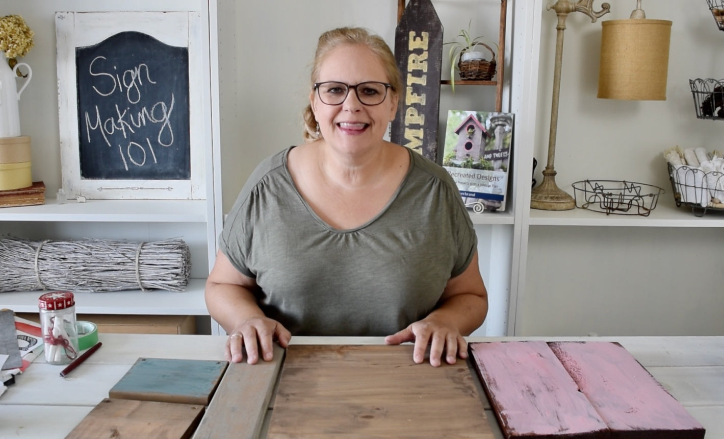 DIY Wood Sign Making Class | Virtual Workshop for Beginners - Recreated ...