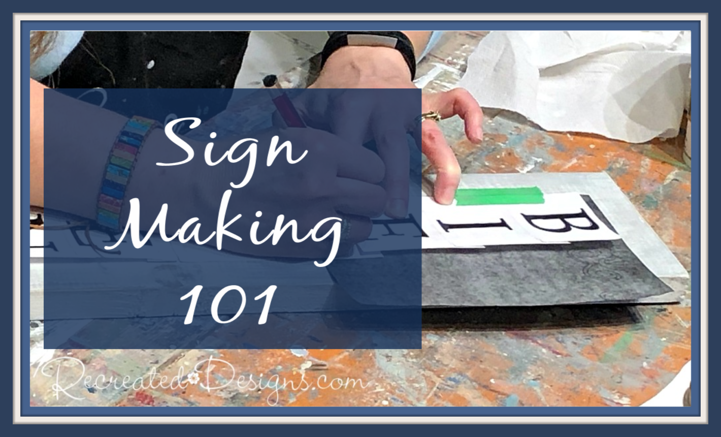 DIY Wood Sign Making Class | Virtual Workshop for Beginners - Recreated ...