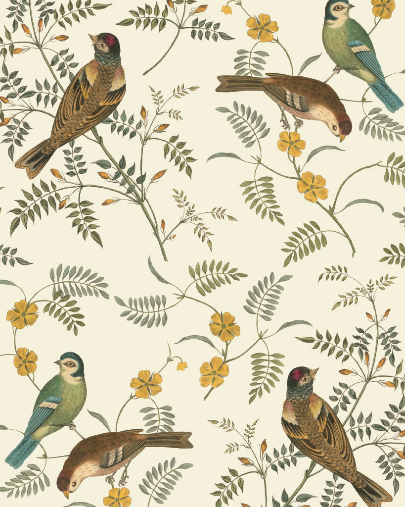 Songbirds Decoupage Paper